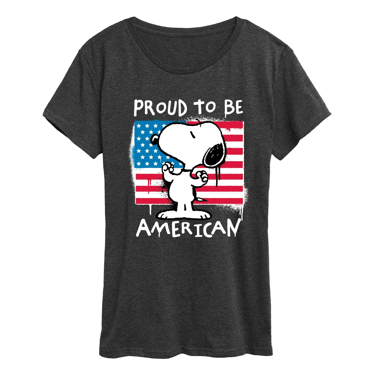 Peanuts - Snoopy Street USA - Women's Short Sleeve Graphic T-Shirt sold by Zulily product image thumbnail 2