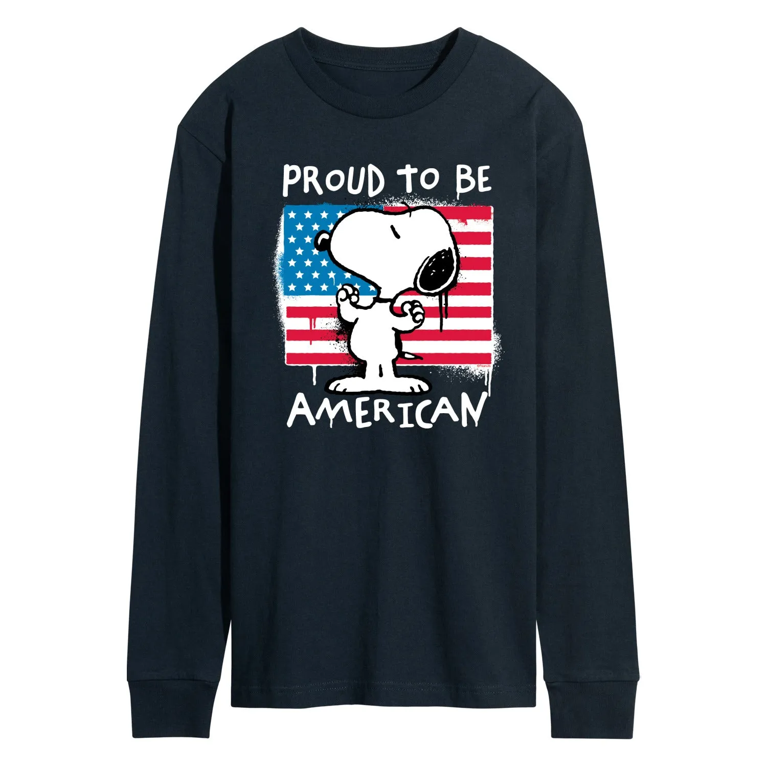 Peanuts - Snoopy Street USA - Men's Long Sleeve Graphic T-Shirt sold by Zulily product image thumbnail 2