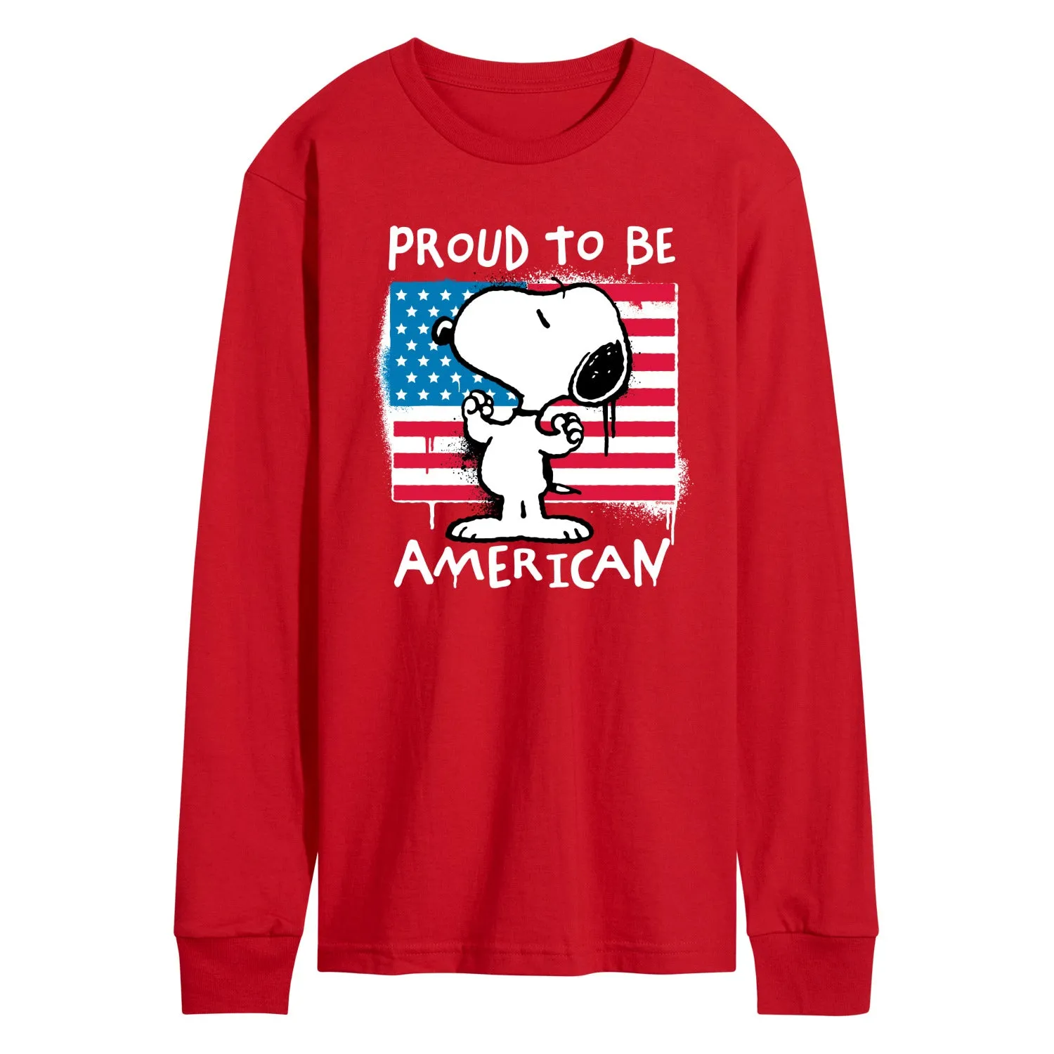 Peanuts - Snoopy Street USA - Men's Long Sleeve Graphic T-Shirt sold by Zulily product image thumbnail 3