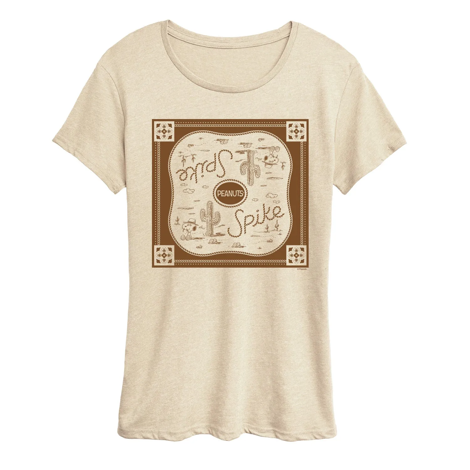 Peanuts - Spike Bandana - Women's Short Sleeve Graphic T-Shirt sold by Zulily product image thumbnail 2