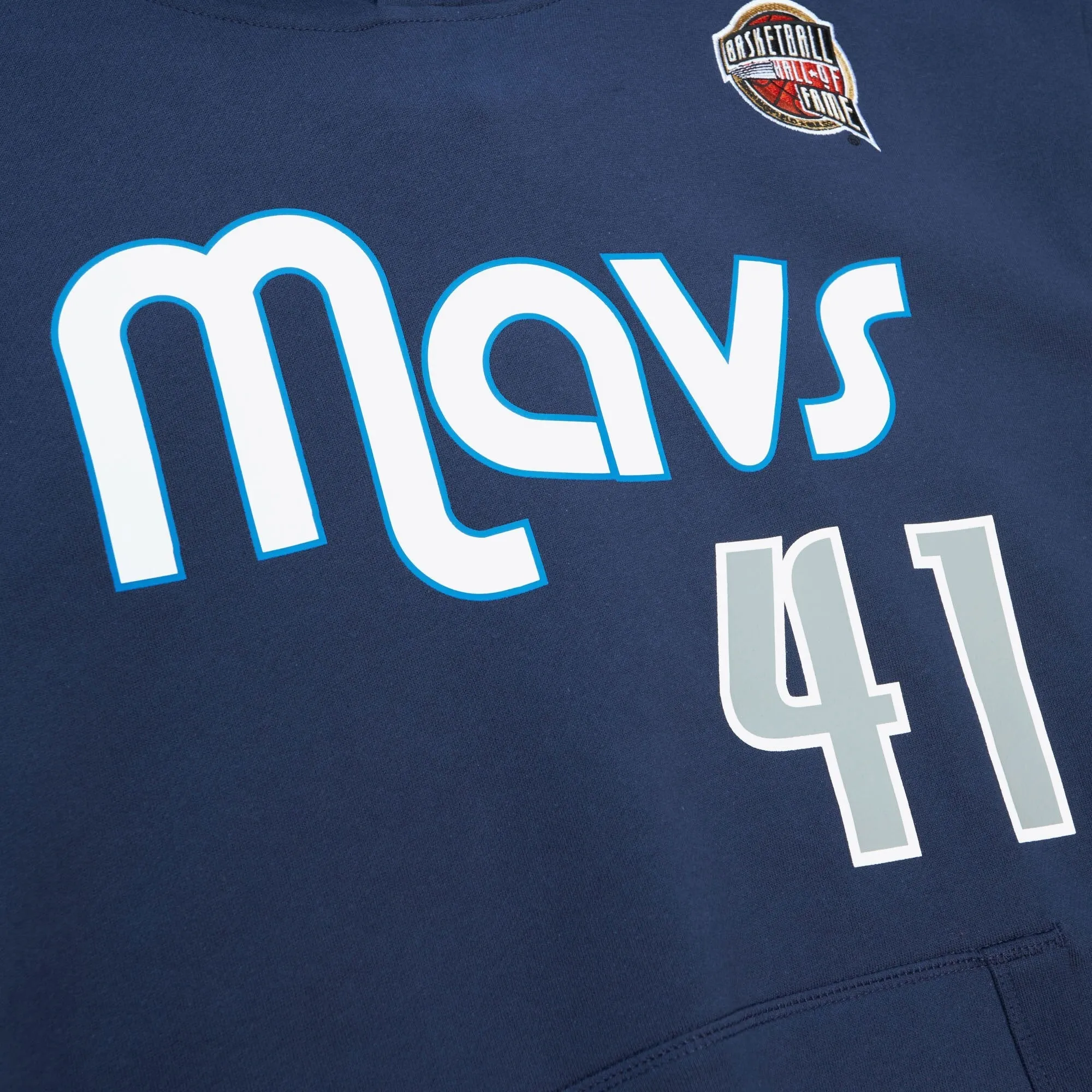 Men's Mitchell & Ness Hof Fleece Hoodie Mavericks Dirk Nowitzki sold by Zulily product image thumbnail 3