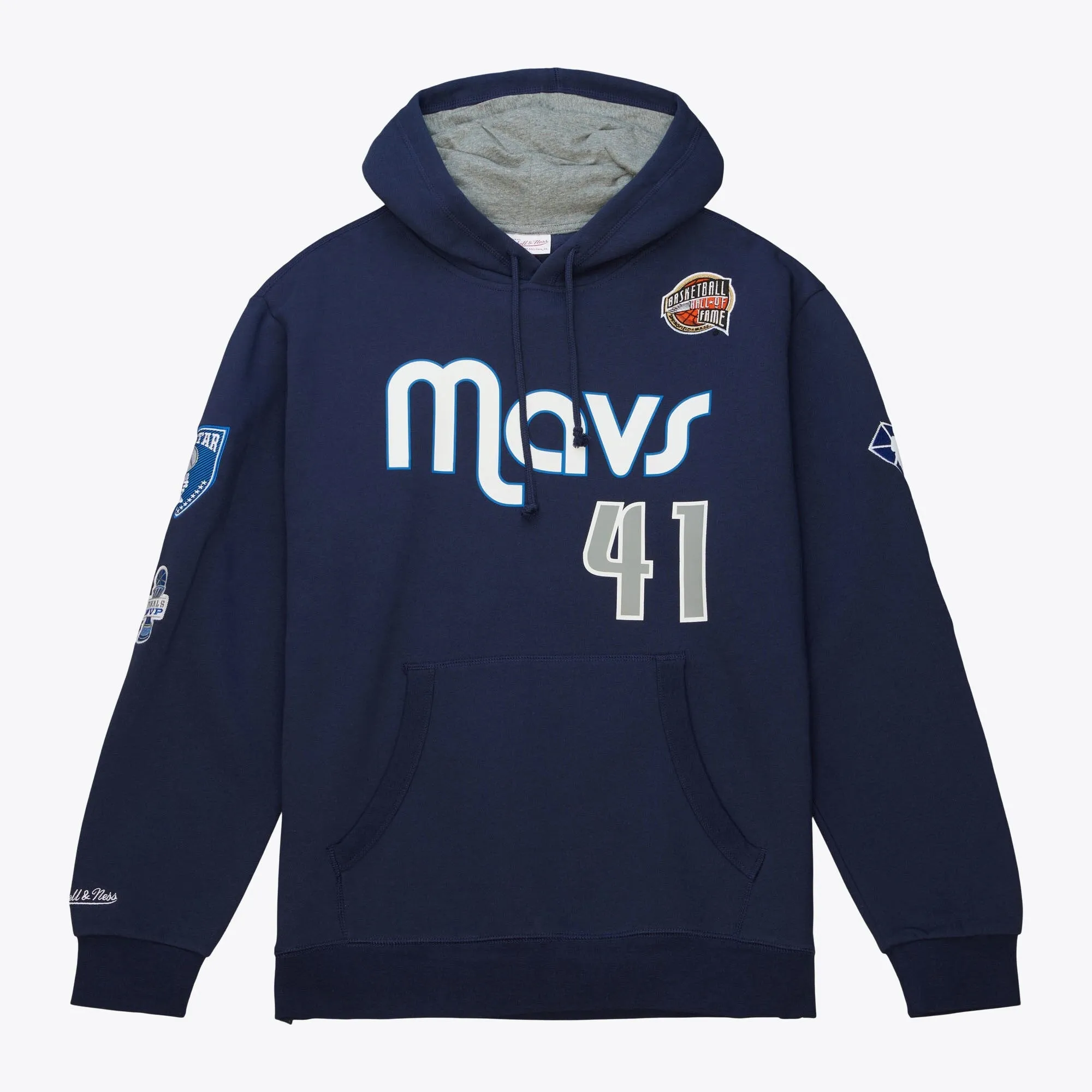 Men's Mitchell & Ness Hof Fleece Hoodie Mavericks Dirk Nowitzki sold by Zulily