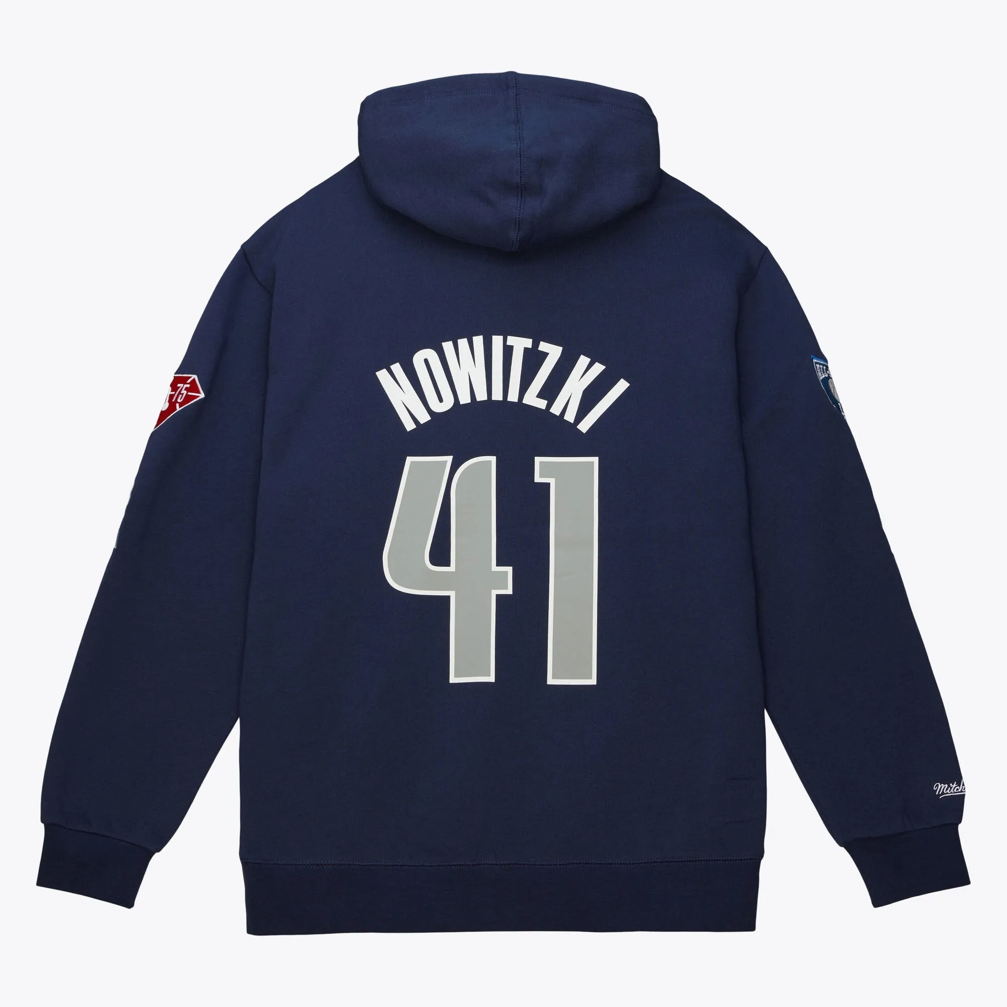 Men's Mitchell & Ness Hof Fleece Hoodie Mavericks Dirk Nowitzki sold by Zulily product image thumbnail 2