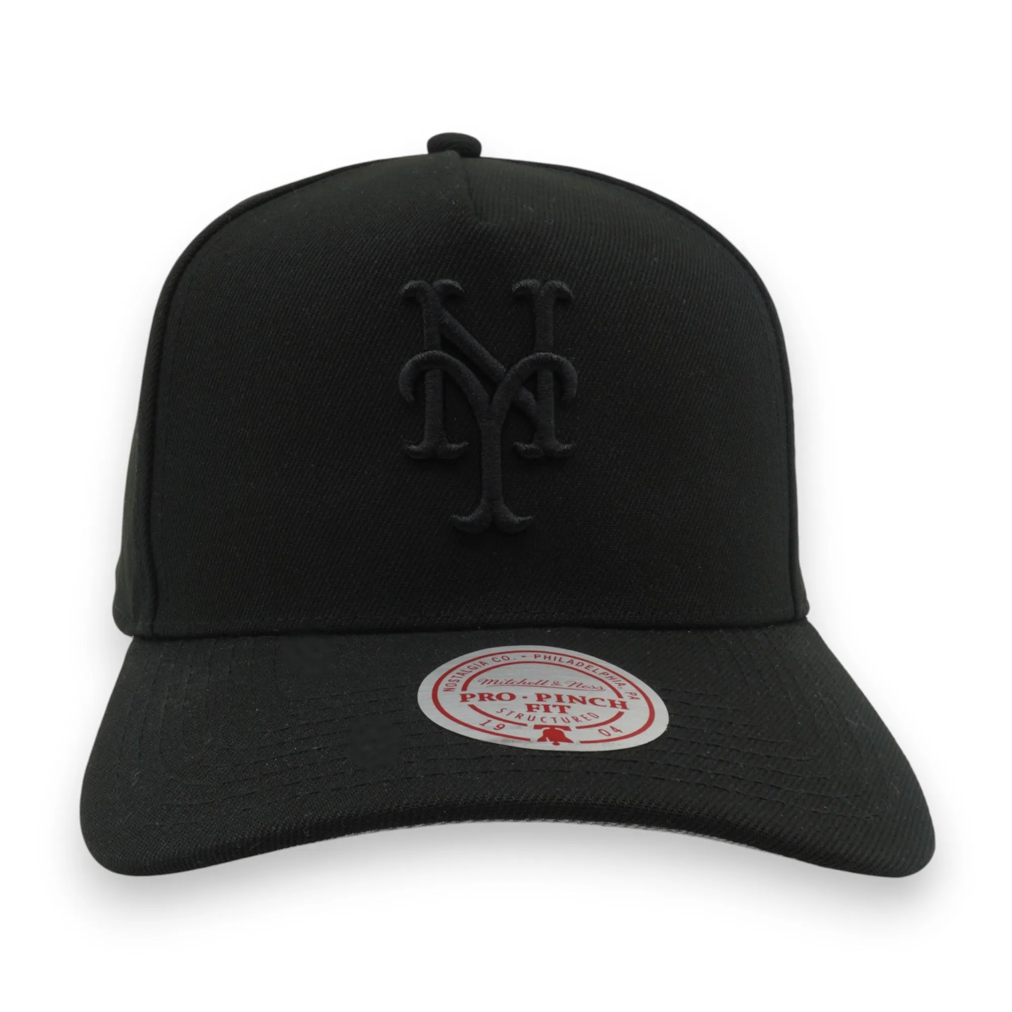 Men's Mitchell & Ness MLB Raised Up Pro Pinch Snapback Mets - Black sold by Zulily product image thumbnail 2