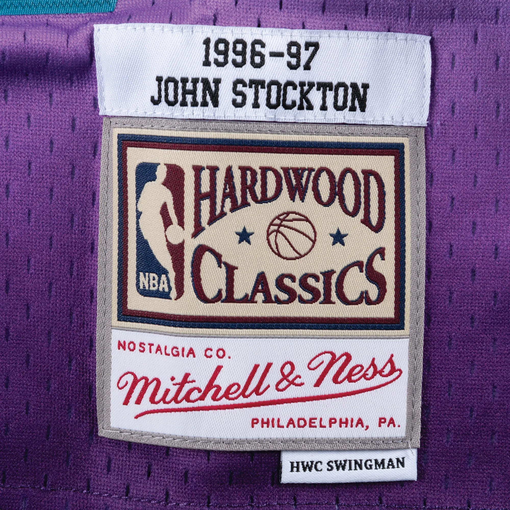 Men's Mitchell & Ness NBA Swingman Road Jersey Jazz 96 John Stockton sold by Zulily product image thumbnail 3