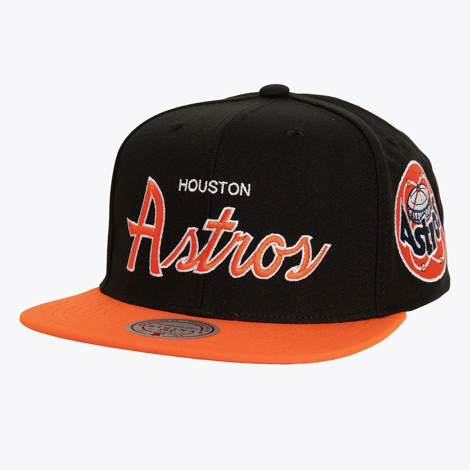 Men's Mitchell & Ness MLB Evergreen Script Snapback Coop Astros sold by Zulily