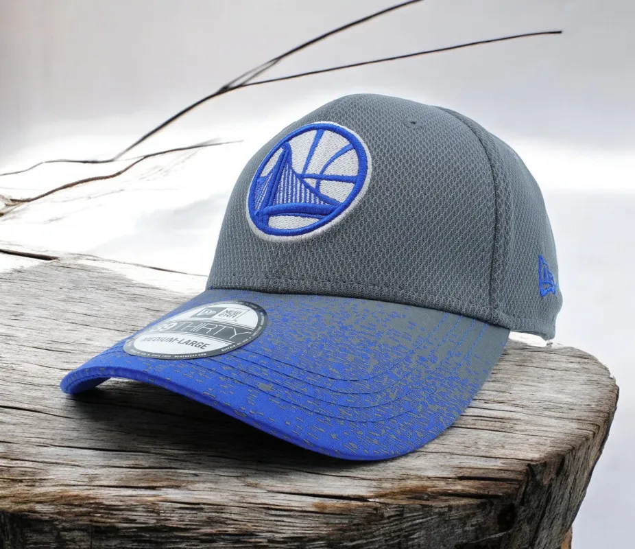 Men's New Era NBA Golden State Warriors Visor Blur 39Thity Fitted sold by Zulily