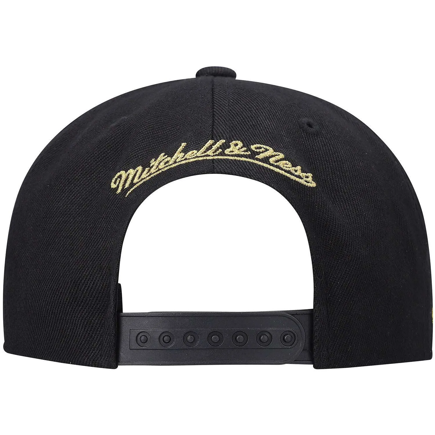 Men's Mitchell & Ness NBA 75Th Gold Snapback Spurs - Black sold by Zulily product image thumbnail 4