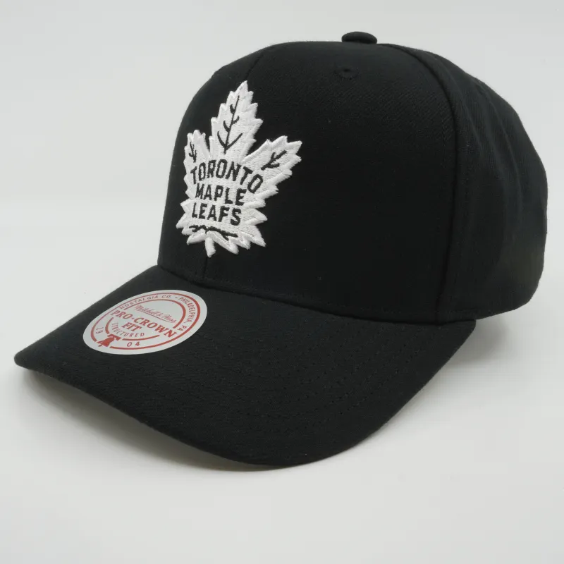 Men's Mitchell & Ness Nhl Panda Pro Snapback Maple Leafs - Black sold by Zulily