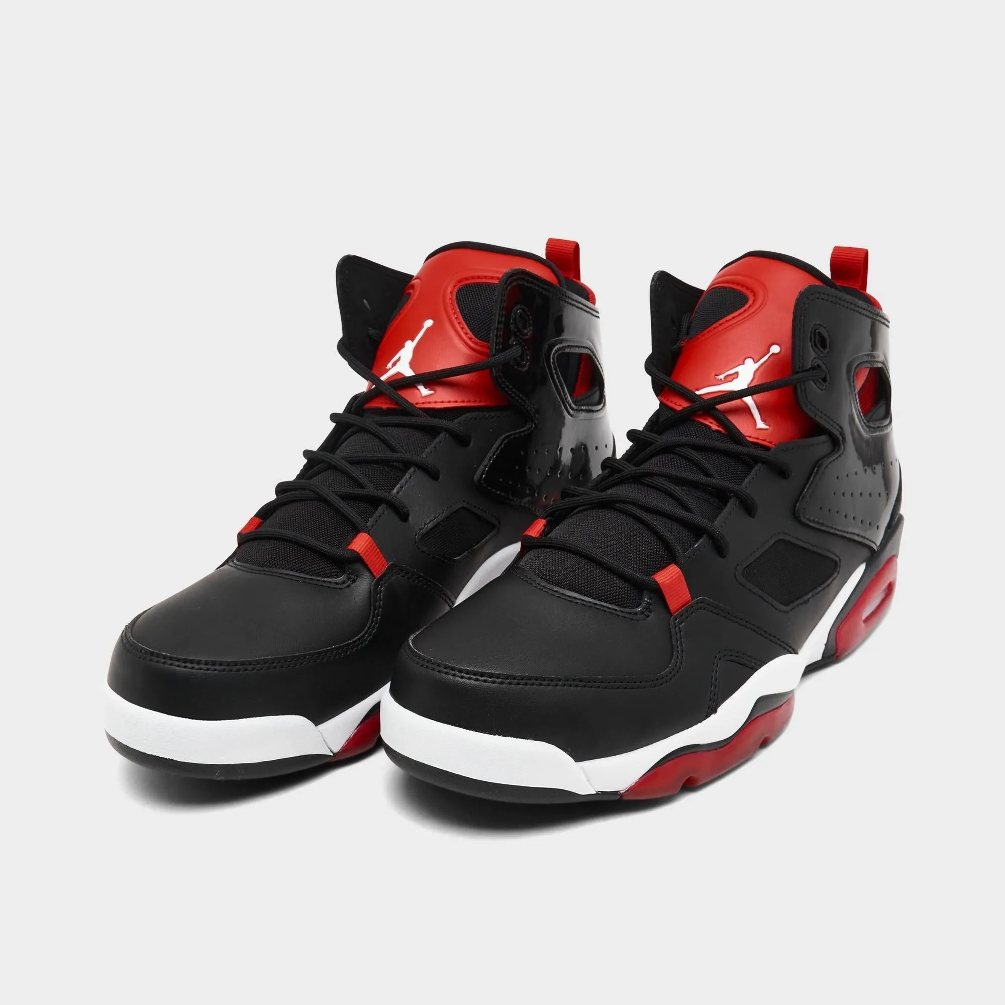 Men's Air Jordan Flight Club 91 'Black University Red' sold by Zulily product image thumbnail 2
