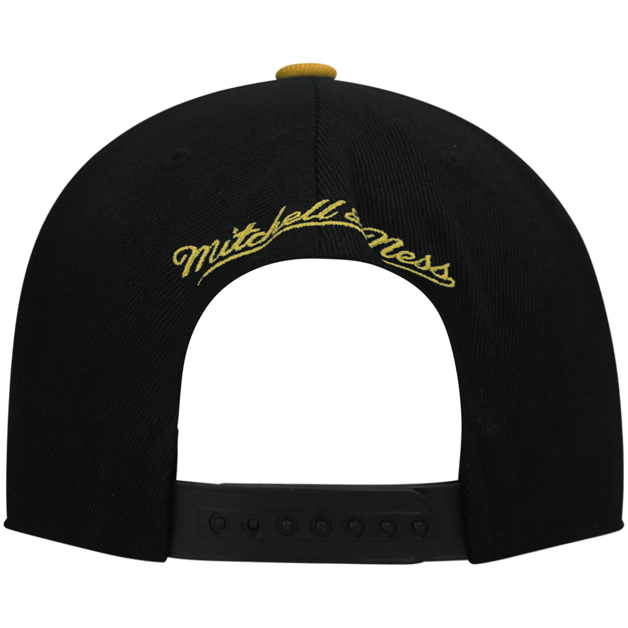 Men's Mitchell & Ness NBA Core Basic Snapback Heat - Black-Yellow sold by Zulily product image thumbnail 4