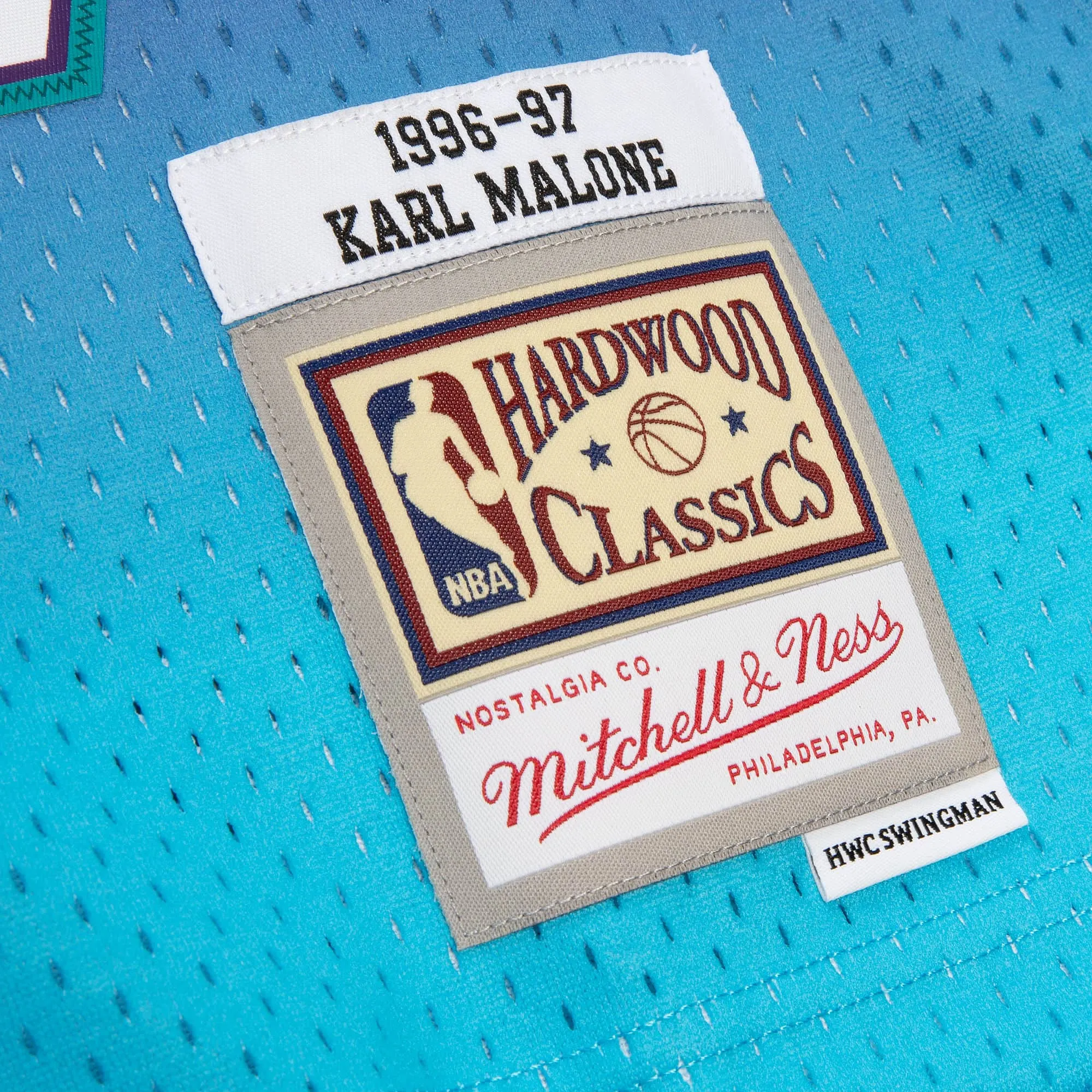Men's Mitchell & Ness NBA Reload Swingman Jersey Jazz 1996 Karl Malone sold by Zulily product image thumbnail 3