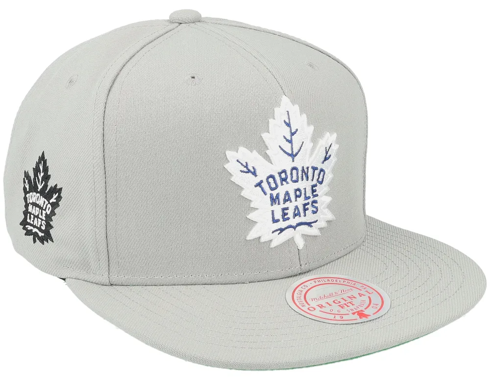 Men's Mitchell & Ness Nhl Alternate Flip Snapback Maple Leafs sold by Zulily