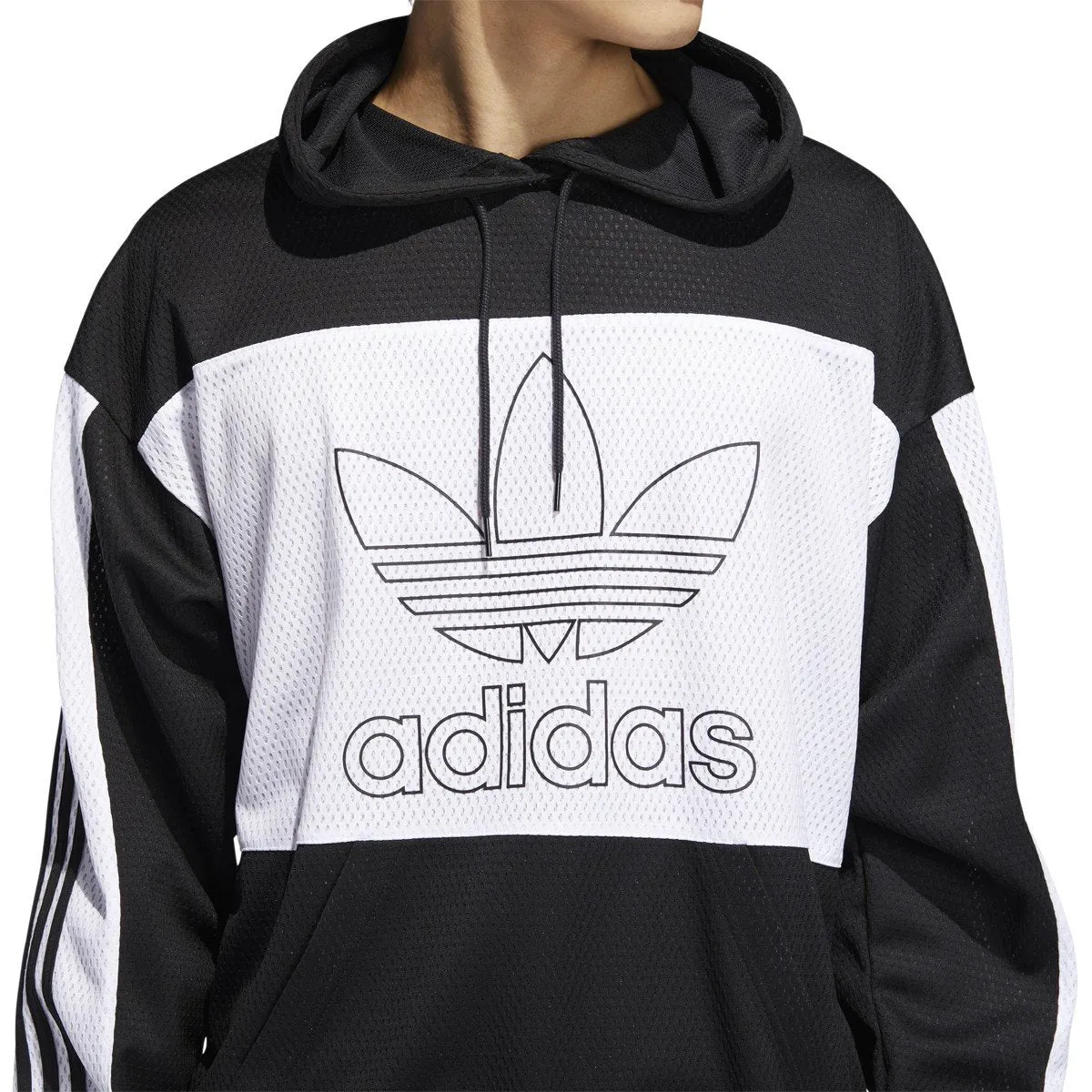 Men's adidas Originals Mesh Layup Hoodie sold by Zulily product image thumbnail 3