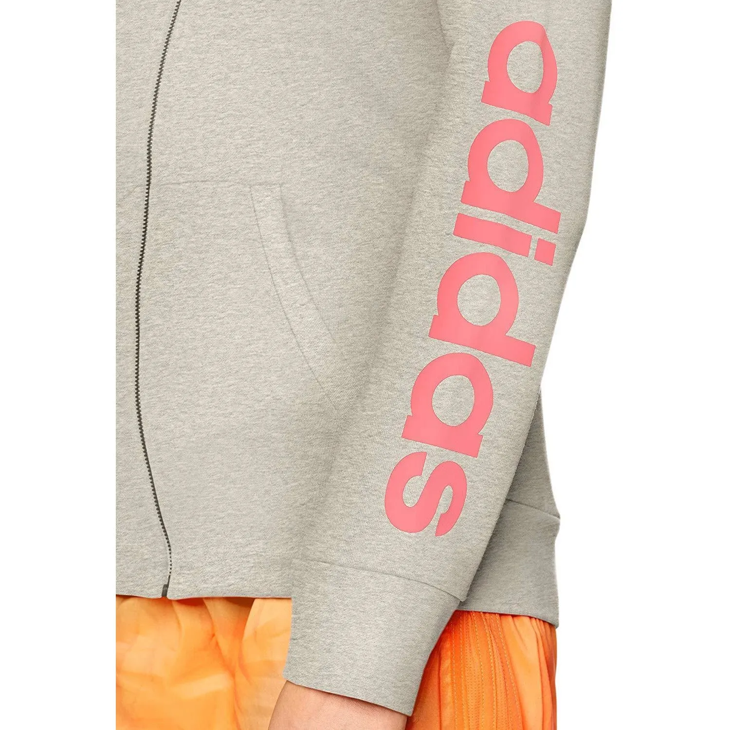 Women's adidas Essential Linear Fullzip Hoodie sold by Zulily product image thumbnail 3