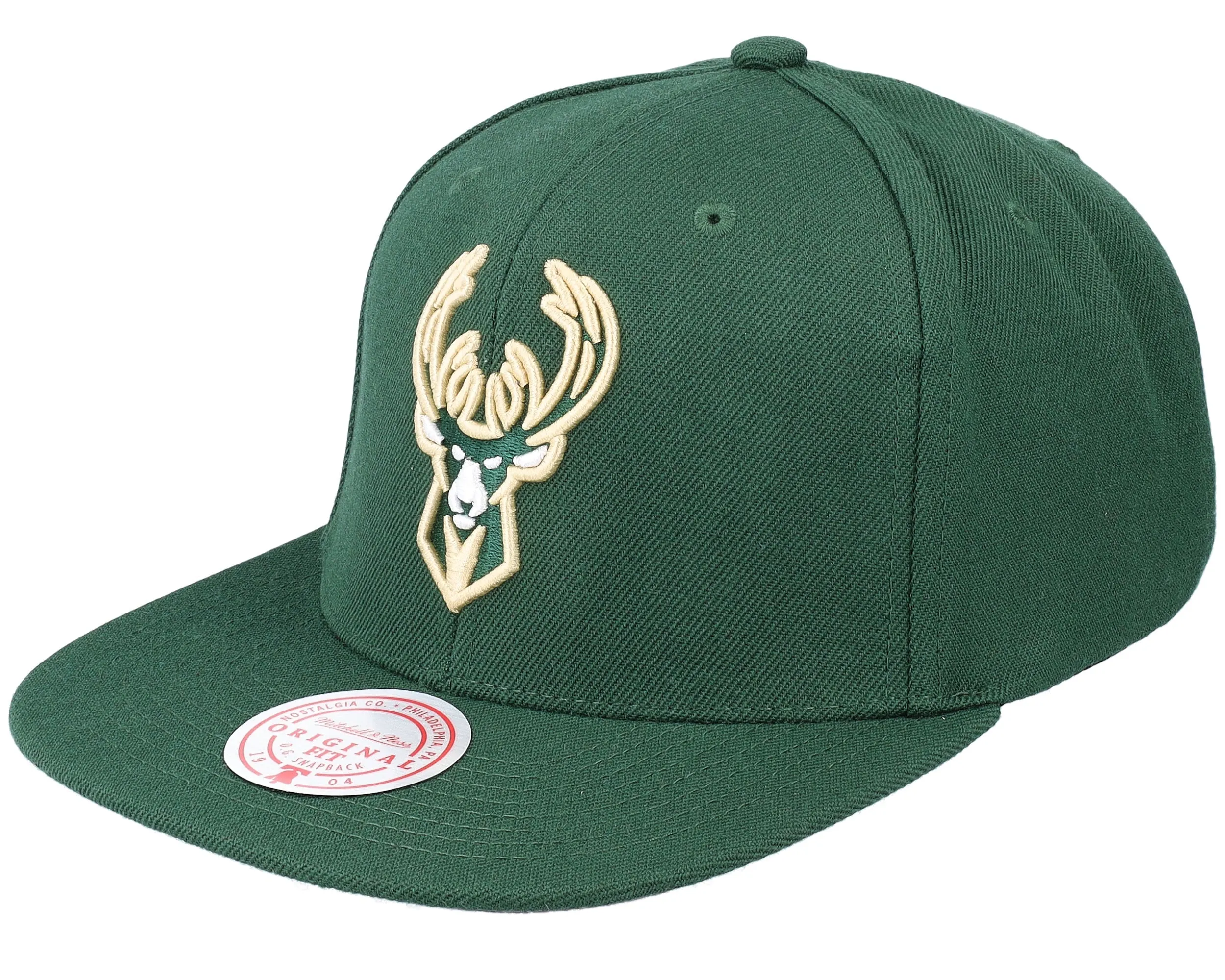 Men's Mitchell & Ness NBA Team Ground 2.0 Snapback Bucks sold by Zulily