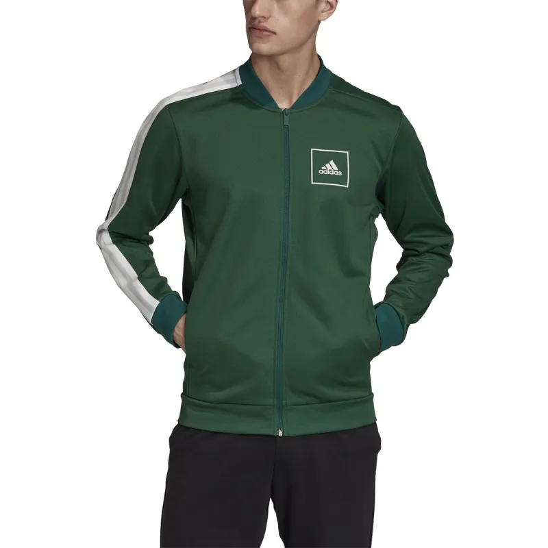 Men's adidas 3 Stripes Pique Track Jacket made by Adidas