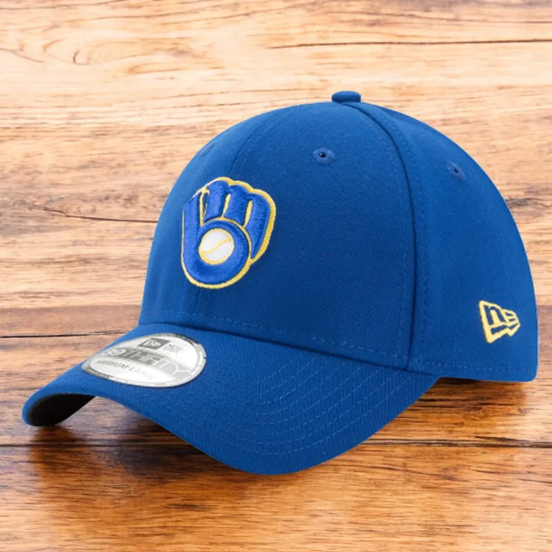Men's New Era MLB 39Thirty Flex Fit Cap - Milwaukee Brewers sold by Zulily