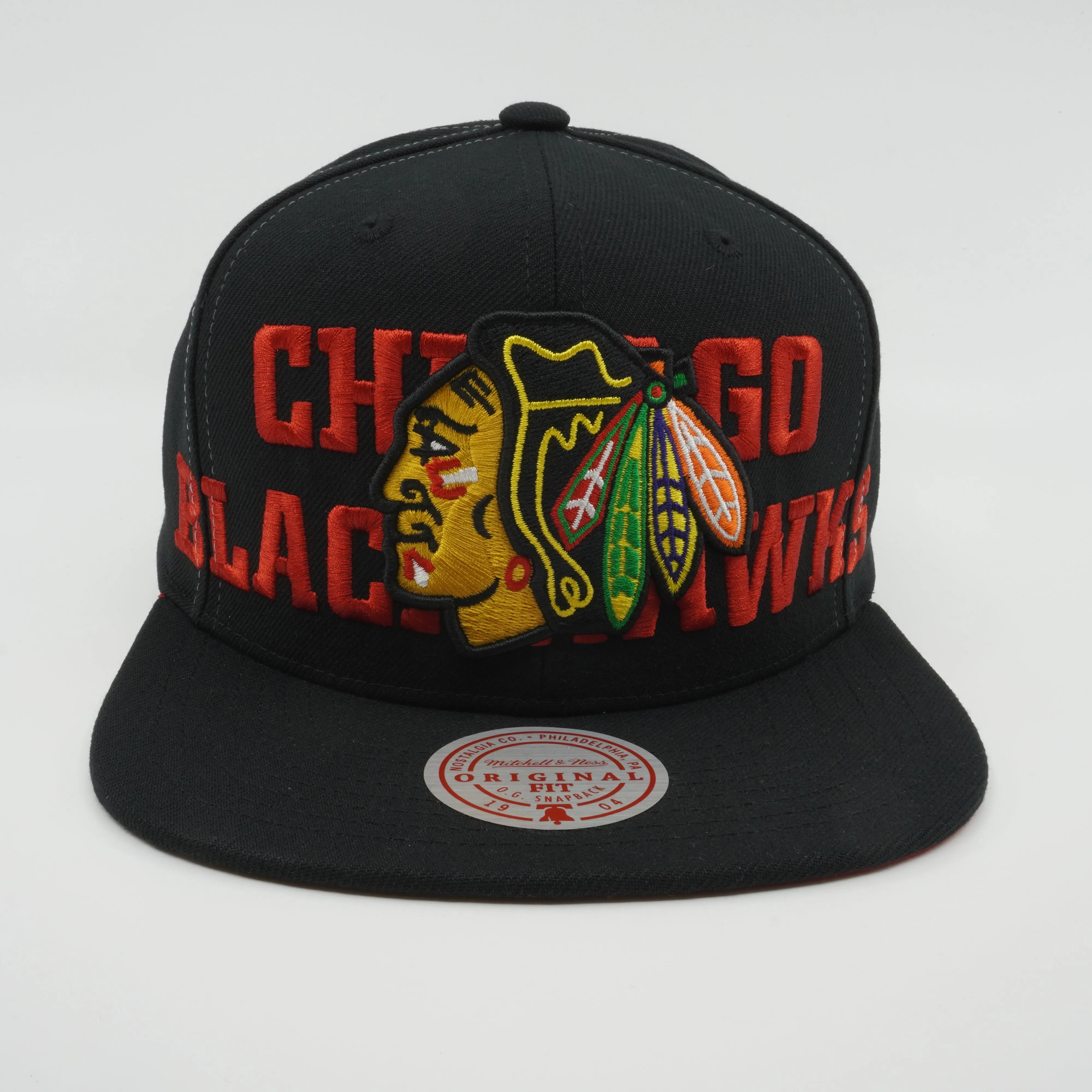 Men's Mitchell & Ness Nhl Full Frontal Snapback Blackhawks - Black sold by Zulily product image thumbnail 2