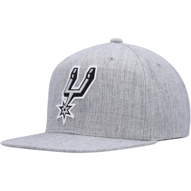 Men's Mitchell & Ness NBA Team Heather 2.0 Snapback Spurs sold by Zulily