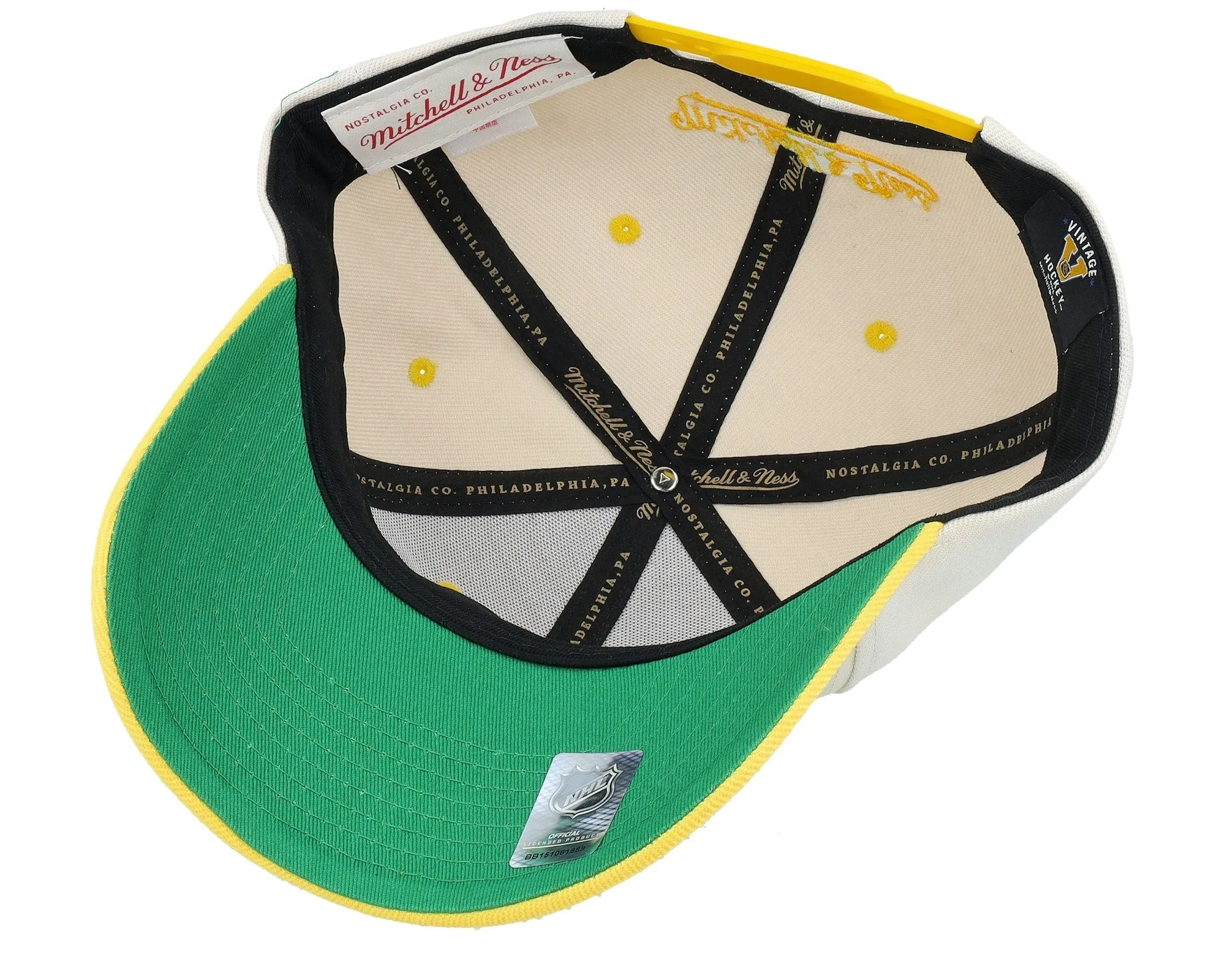 Men's Mitchell & Ness Nhl Retro Type Pro Snapback Vntg Penguins - Off White sold by Zulily product image thumbnail 5