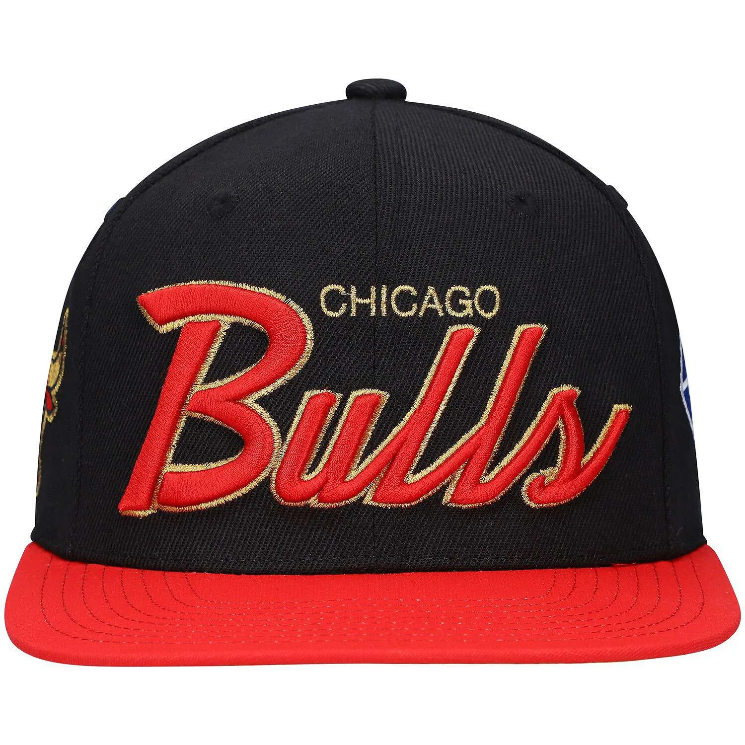 Men's Mitchell & Ness NBA 75Th Gold Snapback Bulls - Black sold by Zulily product image thumbnail 2