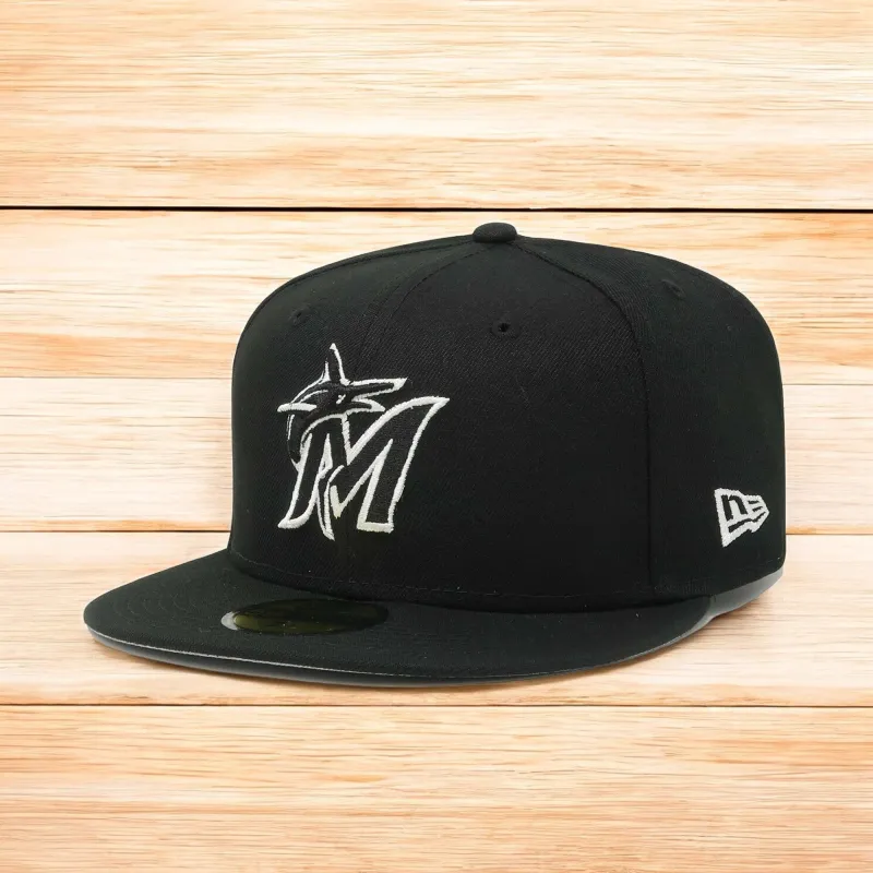 Men's New Era MLB Authentic 59Fifty Fitted - Miami Marlins sold by Zulily