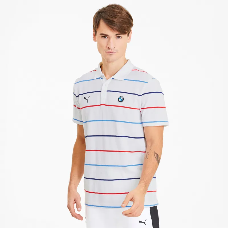 Men's Puma Bmw Motorsport Striped Polo made by Puma