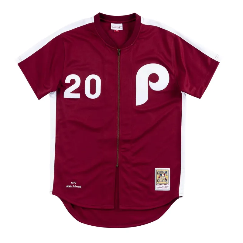 Men's Mitchell & Ness MLB Alternate Jersey Philadelphia Phillies 79 Mike Schmidt sold by Zulily