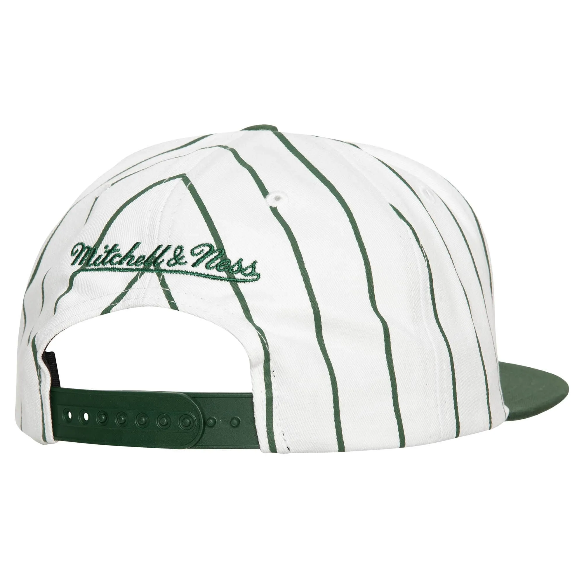 Men's Mitchell & Ness NBA Retro Pinstripe Snapback Bucks sold by Zulily product image thumbnail 2