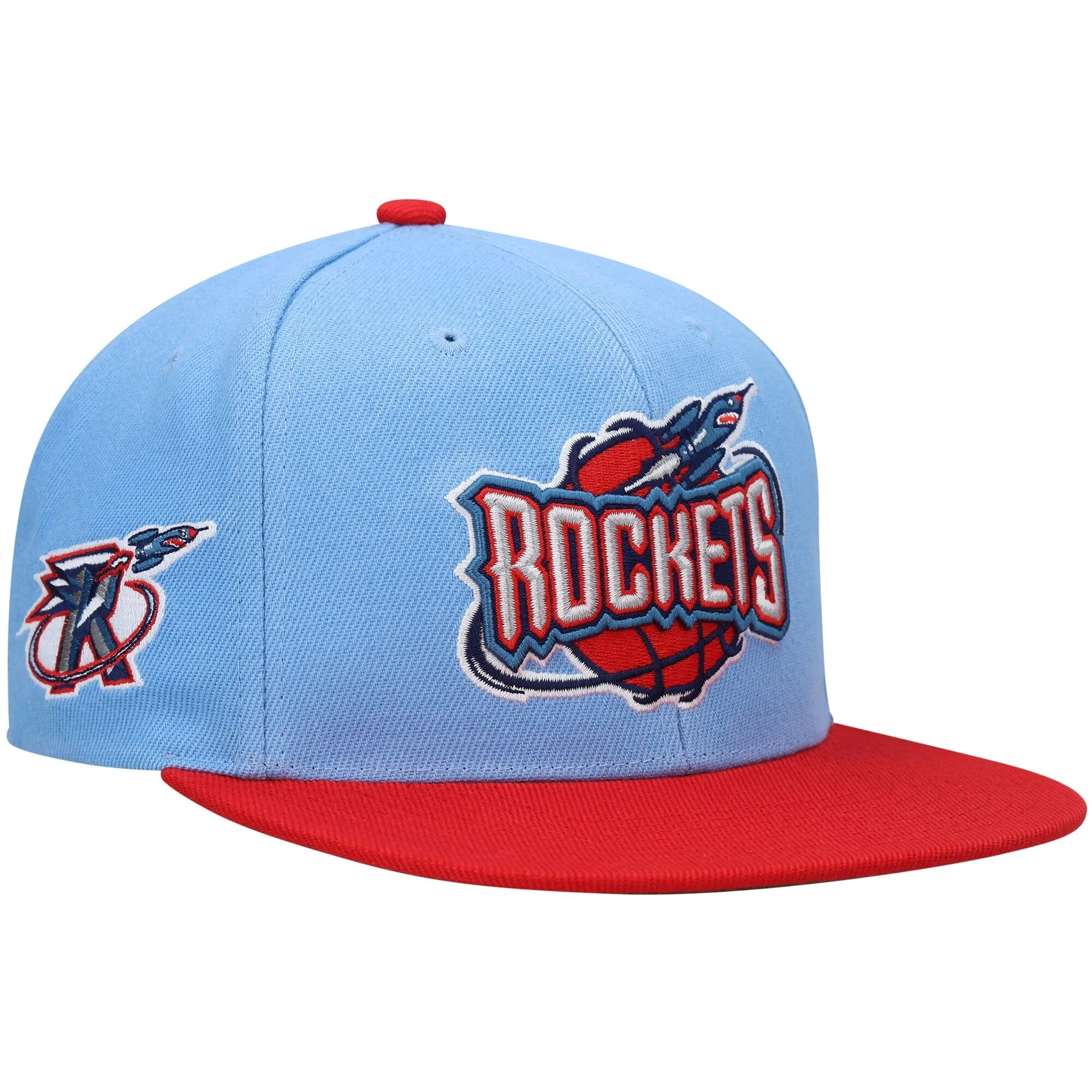 Men's Mitchell & Ness NBA Side Core 2.0 Snapback Hwc Rockets - Light Blue-Red sold by Zulily product image thumbnail 3