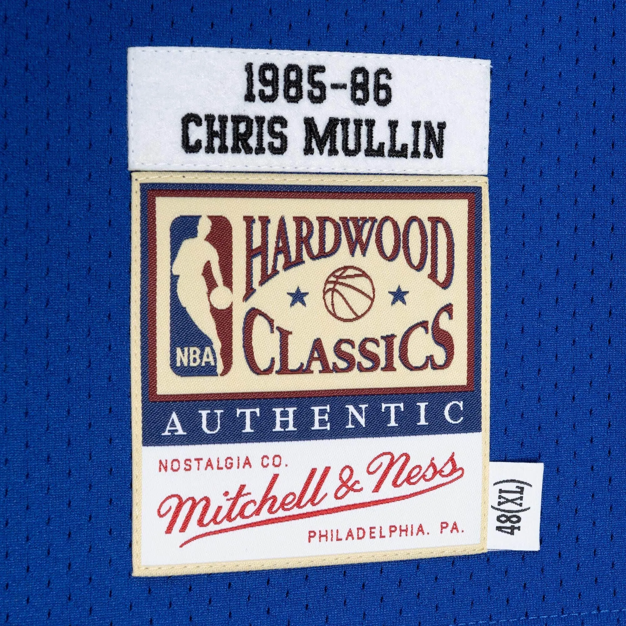 Mitchell & Ness NBA Authentic Jersey Golden State Warriors 85 Chris Mullin sold by Zulily product image thumbnail 4