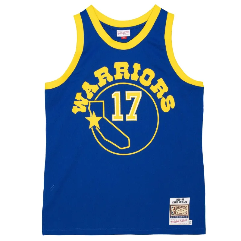 Mitchell & Ness NBA Authentic Jersey Golden State Warriors 85 Chris Mullin sold by Zulily