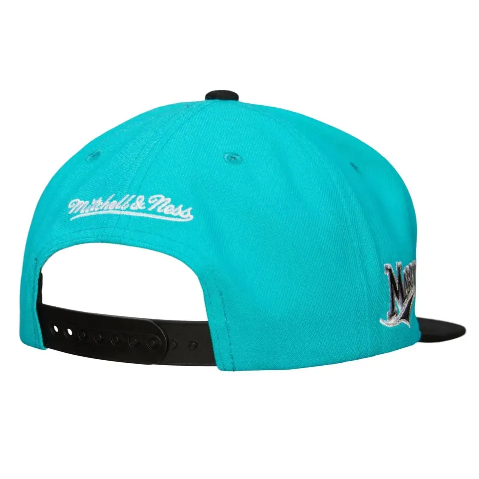 Men's Mitchell & Ness MLB Evergreen Snapback Coop Marlins - Teal sold by Zulily product image thumbnail 2