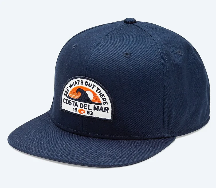 Men's Costa Maverick Flat Brim Snapback sold by Zulily