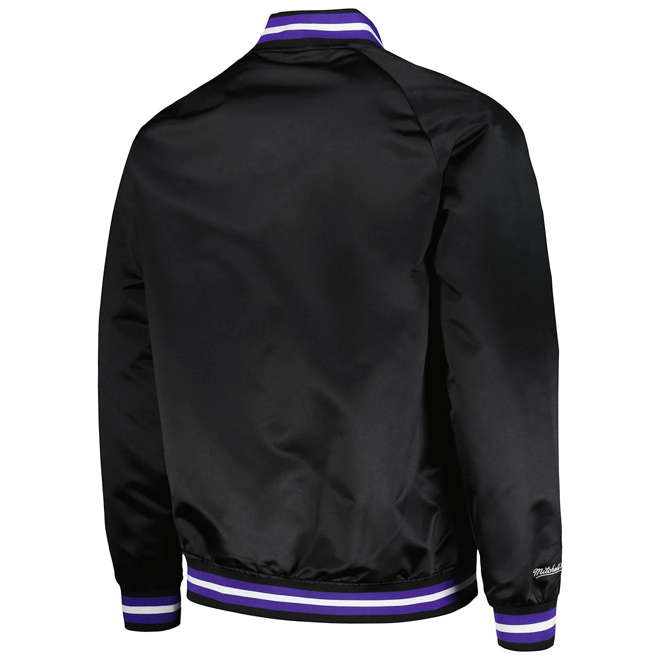 Men's Mitchell & Ness Lightweight Satin Jacket Vintage Logo Jazz sold by Zulily product image thumbnail 3