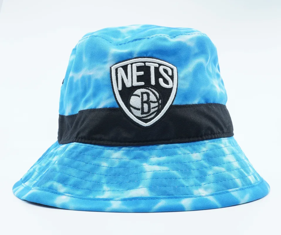 Men's Mitchell & Ness NBA Brooklyn Nets Surf Camo Bucket Hat sold by Zulily