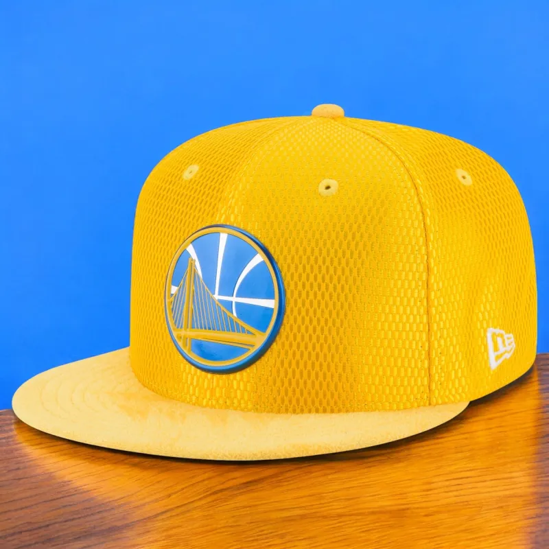 Men's New Era NBA Golden State Warriors On-Court 950 Snapback - Yellow sold by Zulily