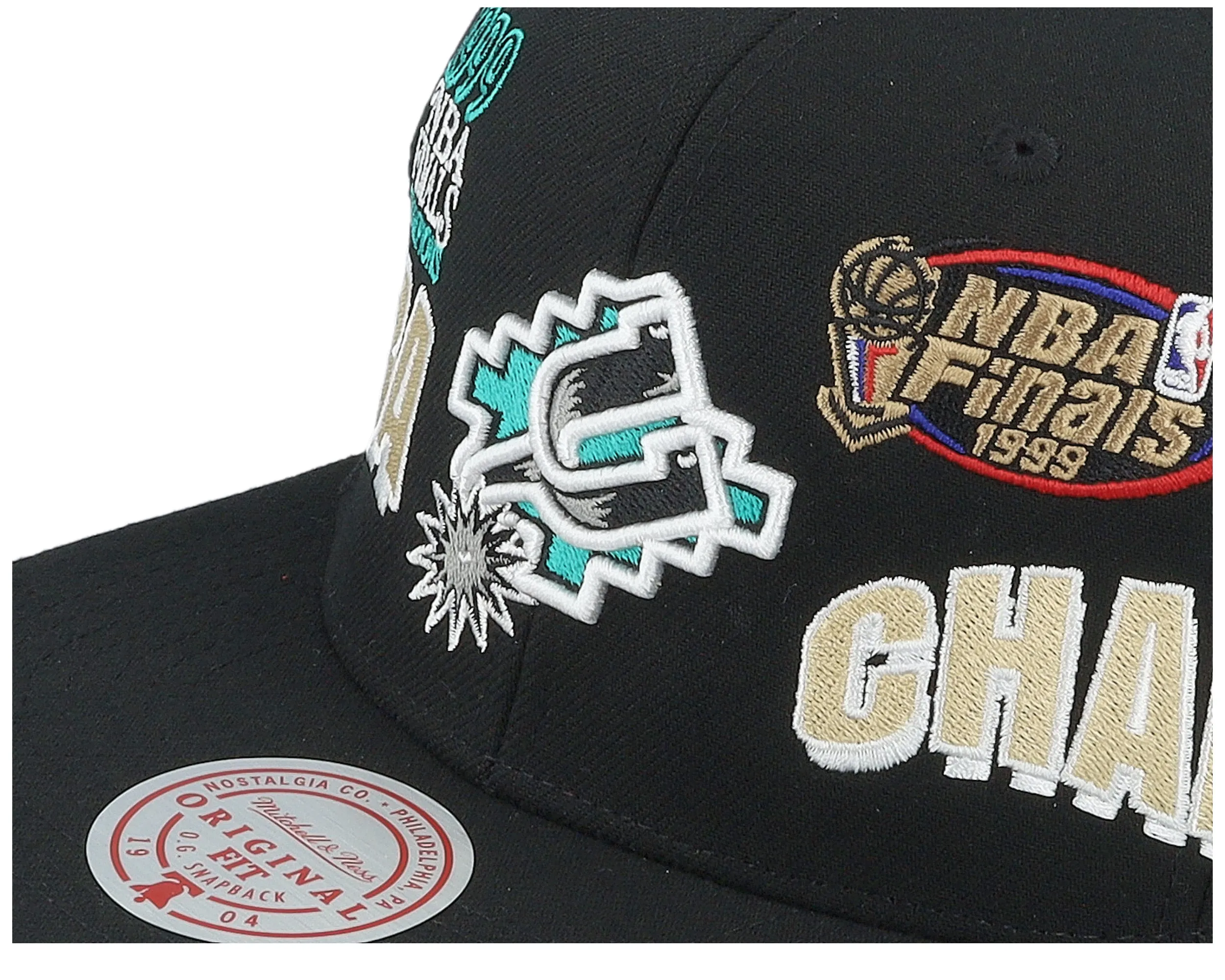 Men's Mitchell & Ness NBA World Champs Snapback Hwc Spurs sold by Zulily product image thumbnail 5