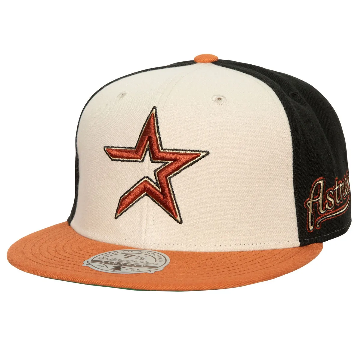 Men's Mitchell & Ness MLB Homefield Fitted Coop Astros sold by Zulily