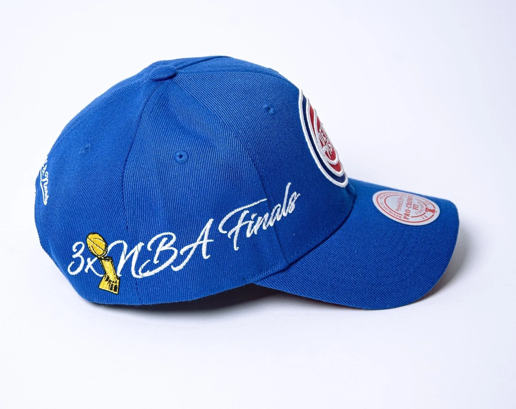 Men's Mitchell & Ness NBA Champ Wrap Pro Snapback Hwc Pistons - Blue sold by Zulily product image thumbnail 2