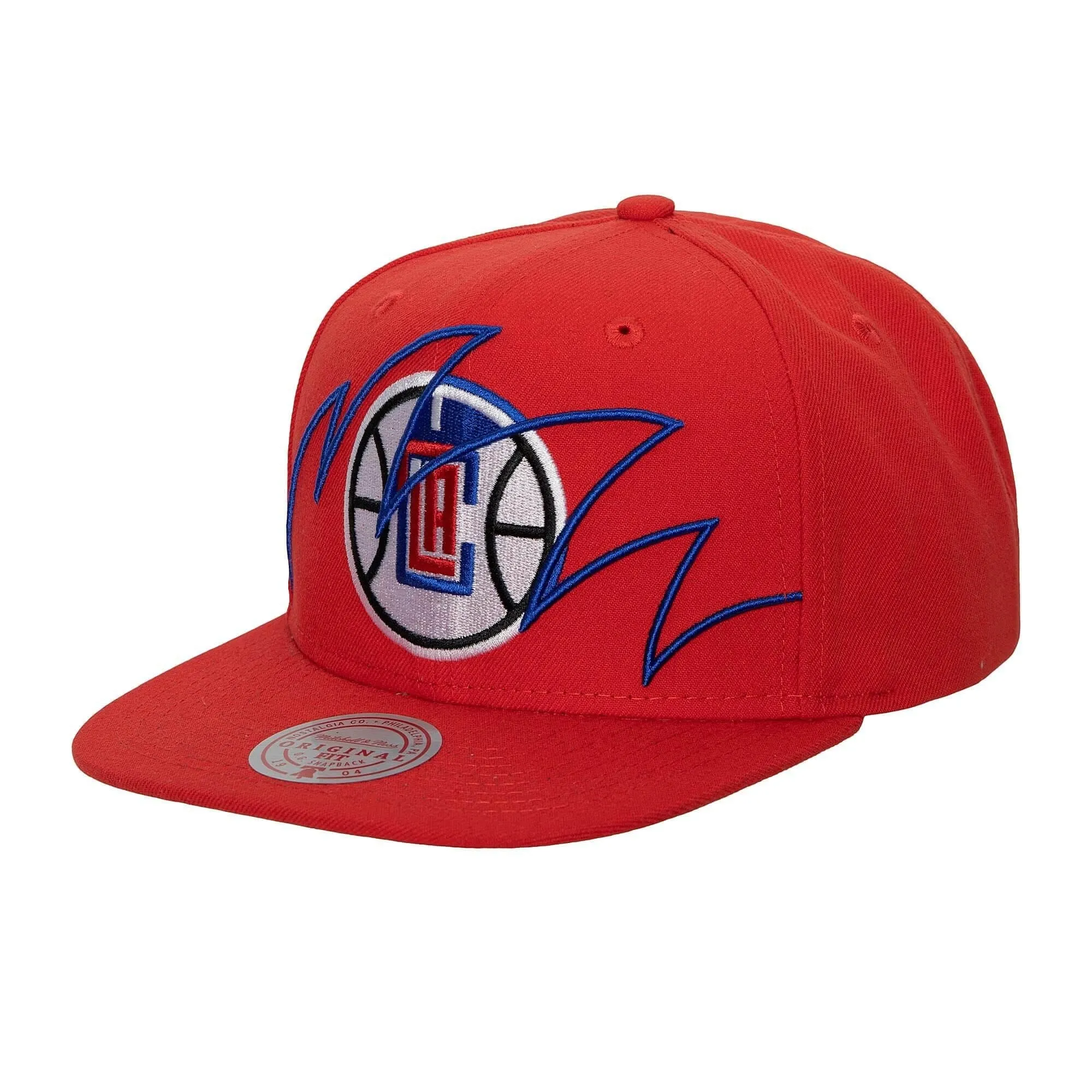 Men's Mitchell & Ness NBA Shark Bite Snapback NBA Clippers - Red sold by Zulily