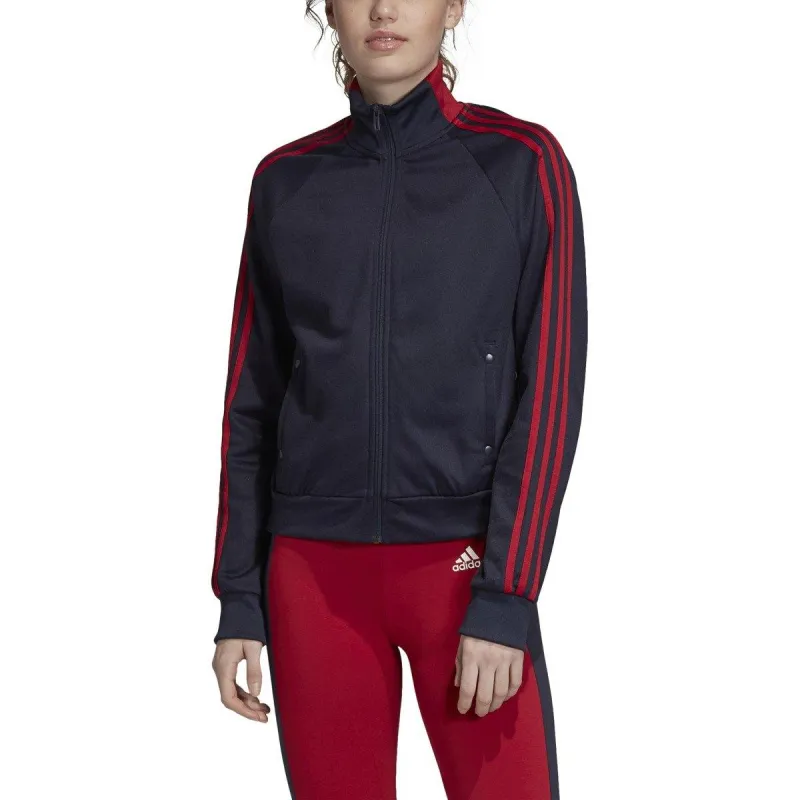 Women's adidas Id 3 Stripe Snap Track Jacket sold by Zulily