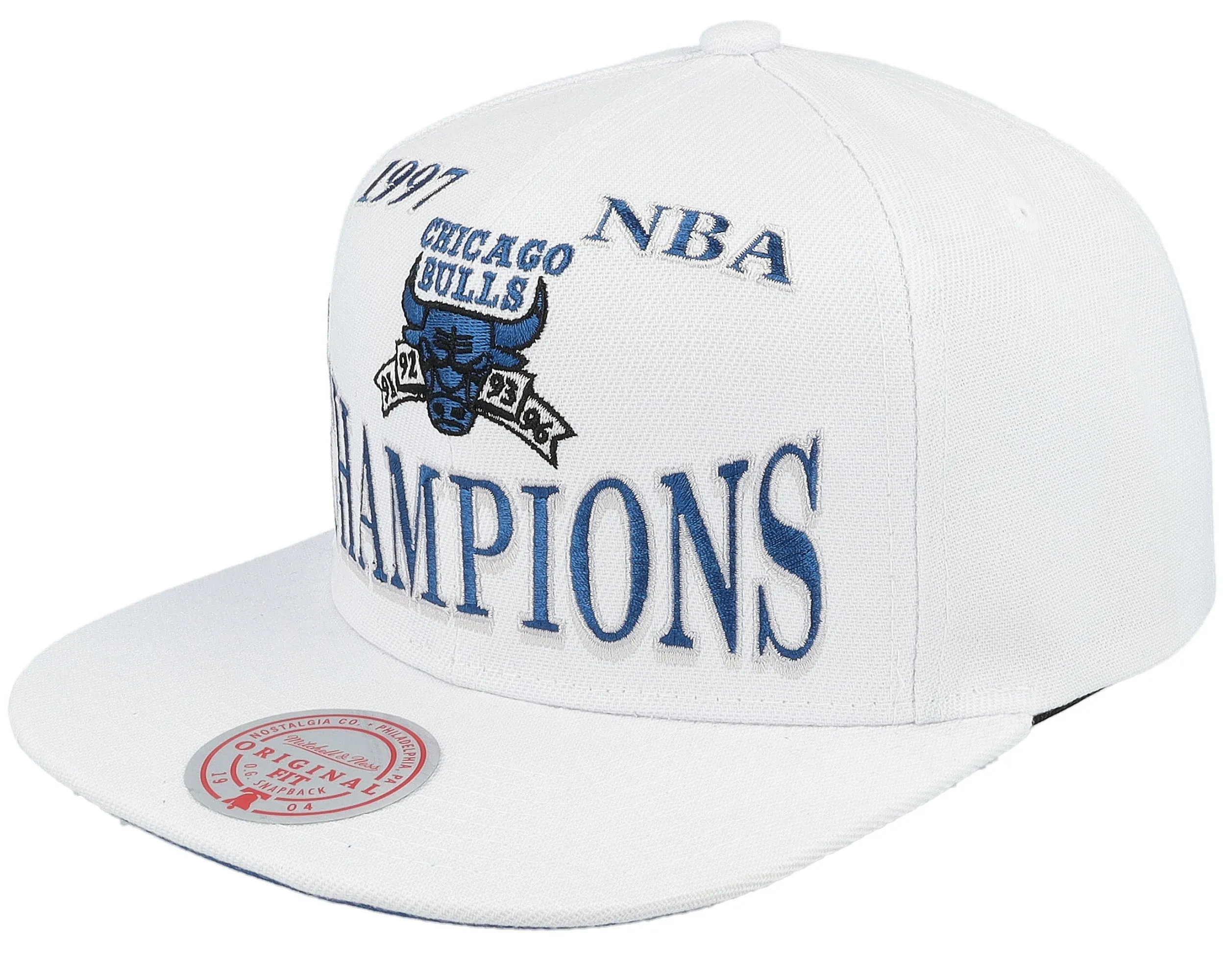 Men's Mitchell & Ness NBA 97 Champ Flipside Snapback Hwc Bulls sold by Zulily
