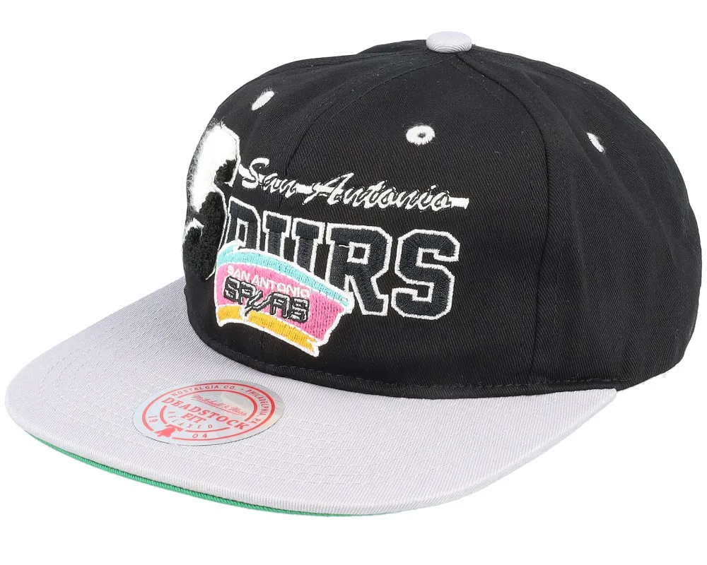 Men's Mitchell & Ness NBA Varsity Letter Snapback Hwc Spurs sold by Zulily