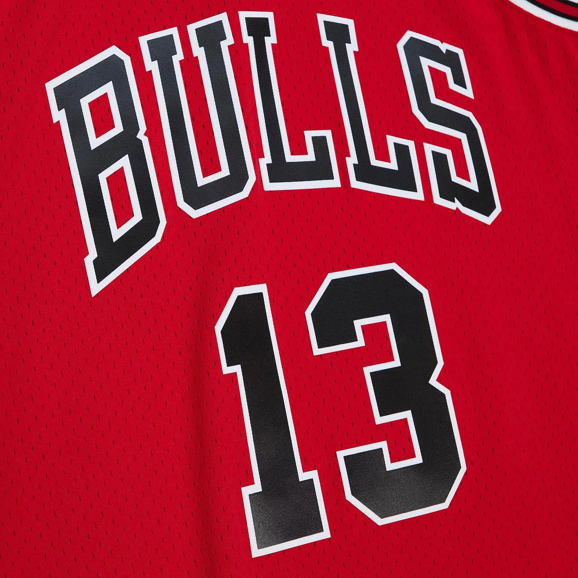 Men's Mitchell & Ness NBA Dark Road Jersey Bulls 1997 Luc Longley sold by Zulily product image thumbnail 3
