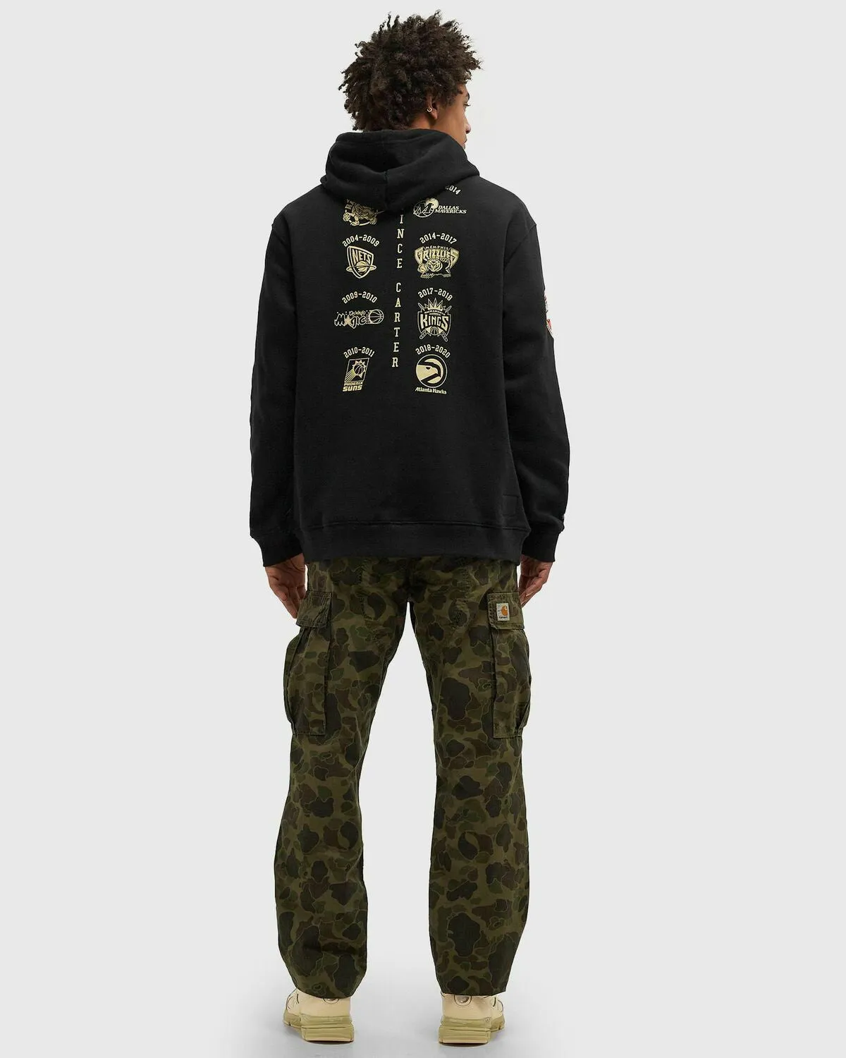 Men's Mitchell & Ness 2024 Hof Premium Fleece Hoodie Multi Vince Carter sold by Zulily product image thumbnail 3