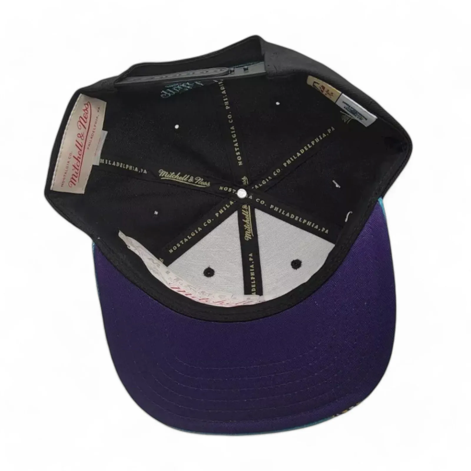 Men's Mitchell & Ness NBA Swingman Pop Snapback Hwc Hornets - Black sold by Zulily product image thumbnail 5