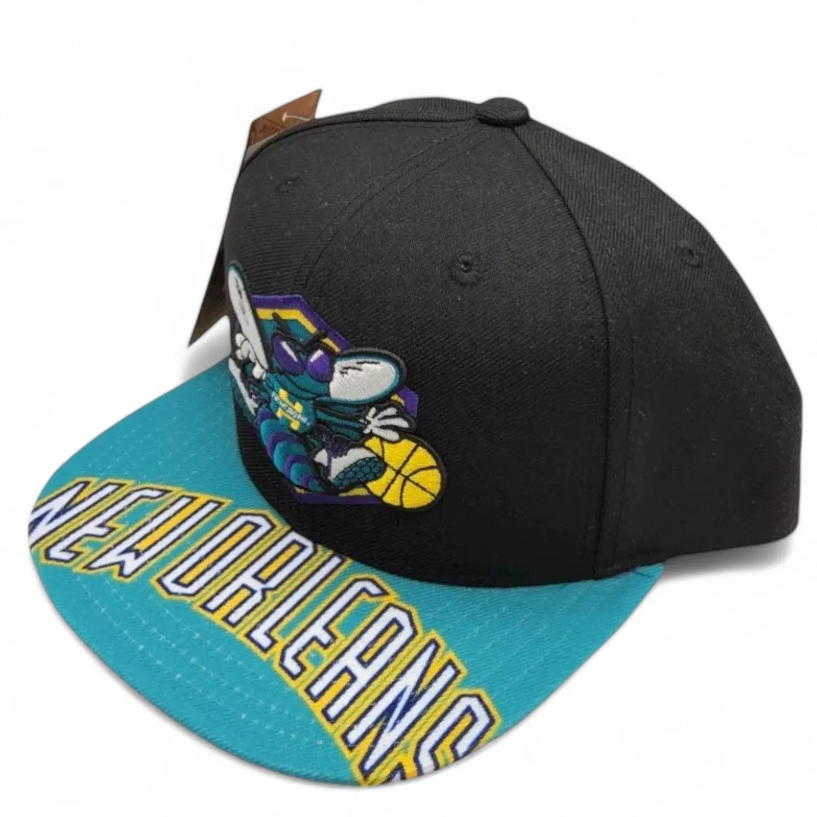 Men's Mitchell & Ness NBA Swingman Pop Snapback Hwc Hornets - Black sold by Zulily product image thumbnail 2