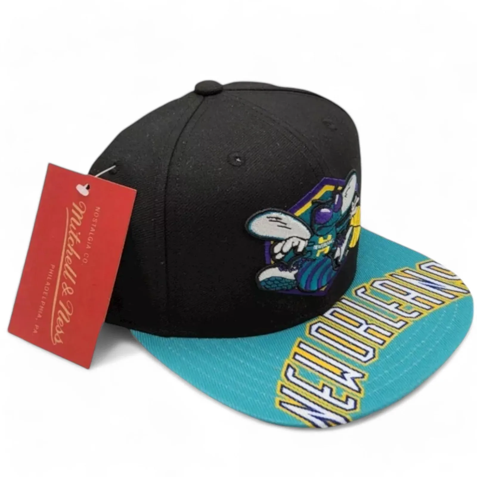 Men's Mitchell & Ness NBA Swingman Pop Snapback Hwc Hornets - Black sold by Zulily product image thumbnail 3